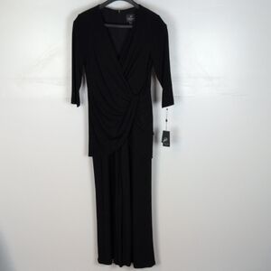 Adrianna Papell NWT Jersey Long Sleeve Jumpsuit
